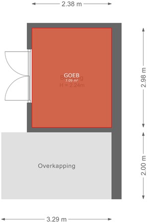 Floorplan - Kubboot 7, 3751 ZJ Bunschoten-Spakenburg